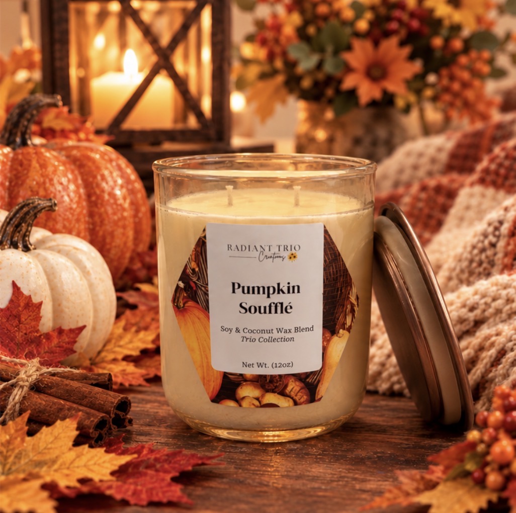 12 oz Pumpkin Souffle Candle