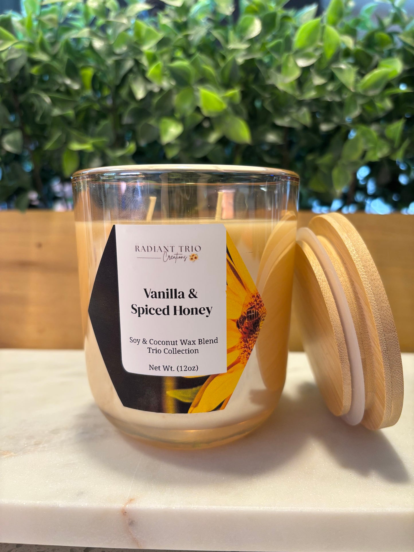 12oz Vanilla & Spiced Honey Candle