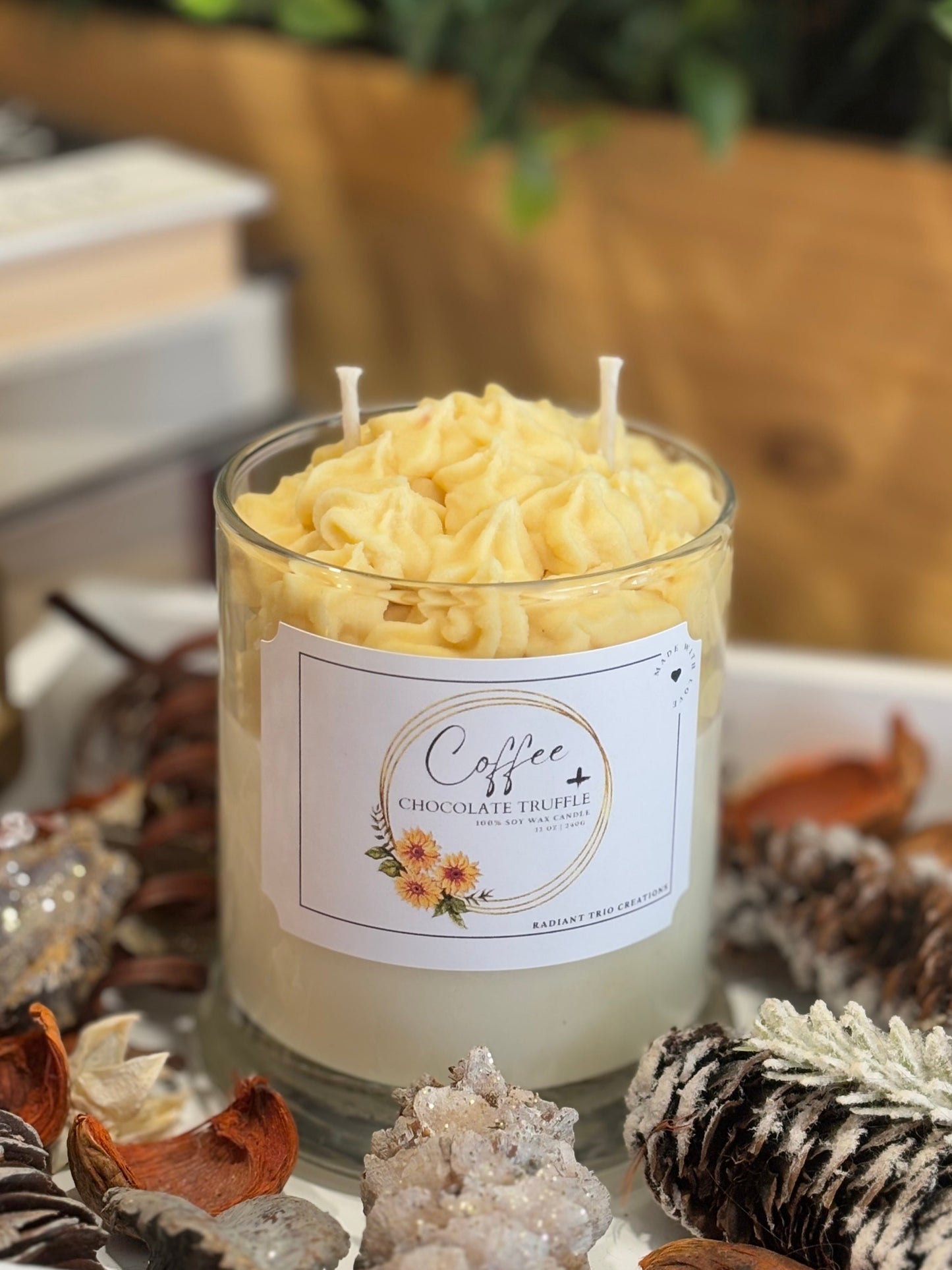 12oz Coffee & Chocolate Truffle Candle