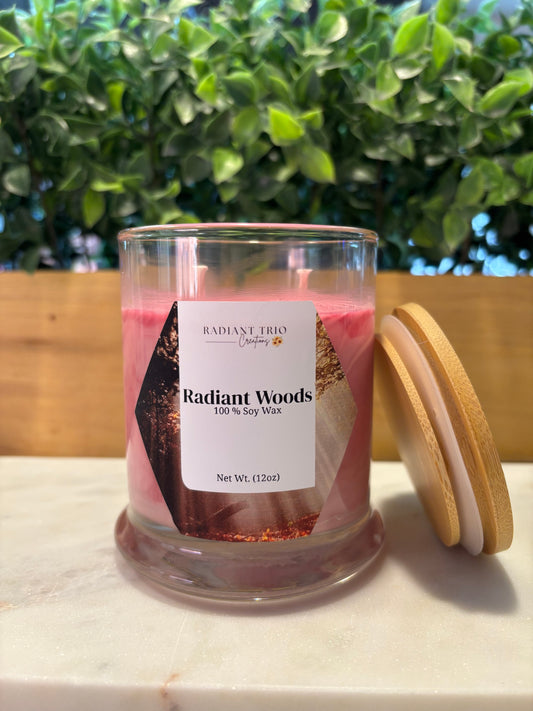 12oz Radiant Woods Candle